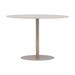 Anya ronde eettafel marmerlook beige - Ø 110 cm