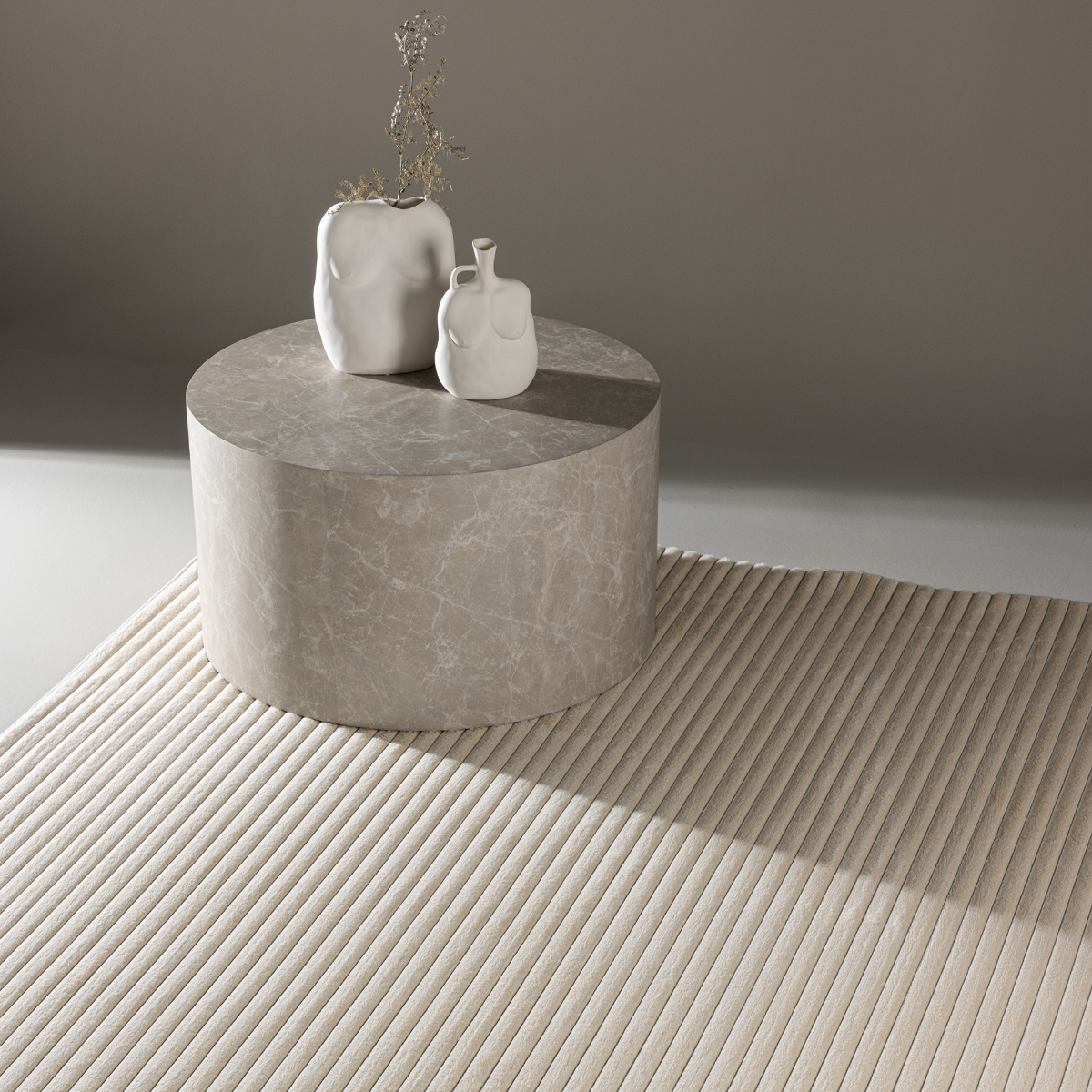 Bodie vloerkleed gebroken wit - 230 x 160 cm  - groot - woonkamer - kopen - slaapkamer  - scandinavisch - gestreept