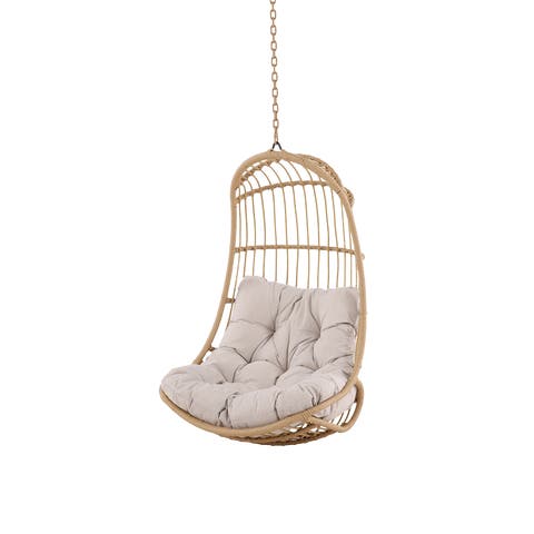 Carter rotan hangstoel naturel - met zitkussen
