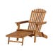 Elona inklapbare acaciahouten tuin ligstoel naturel