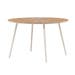 Denzel polywood ronde tuintafel beige - Ø 120 cm