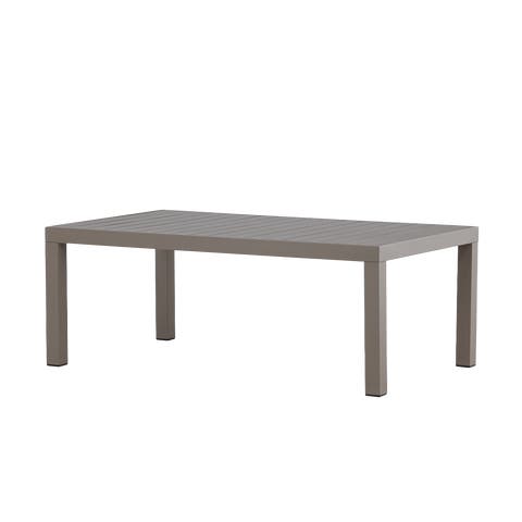 Glen aluminium tuin salontafel taupe - 120 x 45 cm