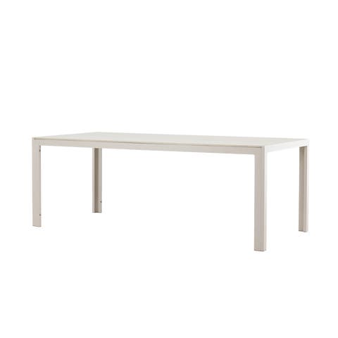 Joas polywood tuin eettafel beige - 205 x 90 cm