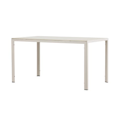 Joas polywood tuin eettafel beige - 140 x 90 cm
