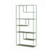 Jaxx metalen boekenkast groen - 164 x 80 cm