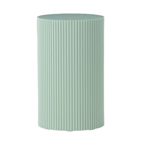 Asa houten bijzettafel lichtgroen - Ø 31 cm