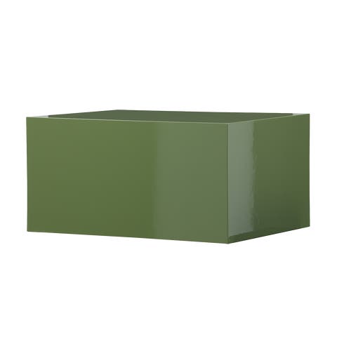 Zayn houten salontafel groen - 80 x 60 cm