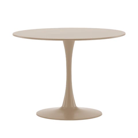Amy houten eettafel beige - Ø100 cm
