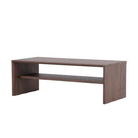 Rae houten salontafel donkerbruin - 100 x 38 cm