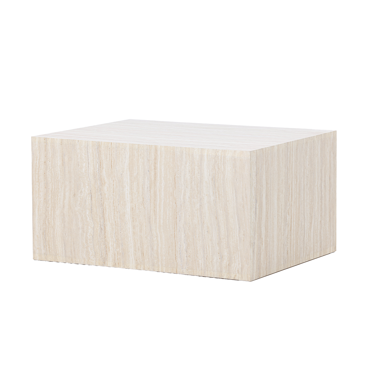 Zayn houten salontafel zand - 80 x 60 cm