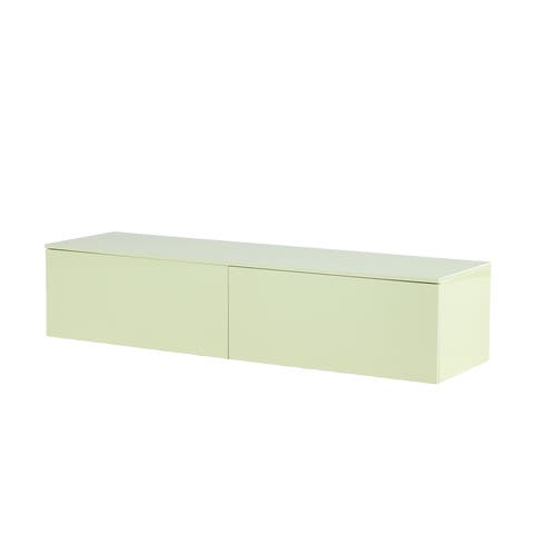 Fieke houten tv meubel licht groen - 160 x 35 cm