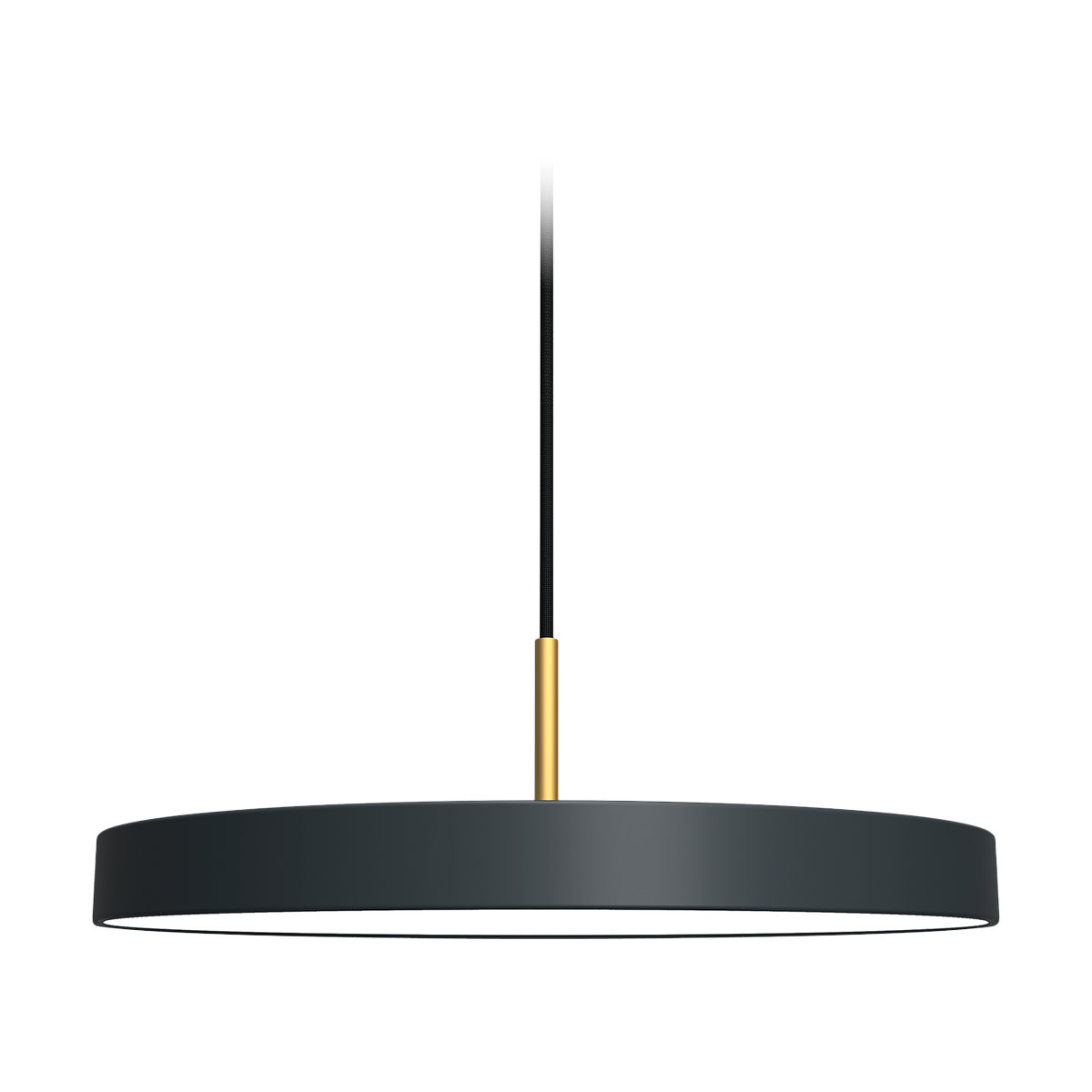Asteria Medium hanglamp anthracite grey - met koordset - Ø 43 cm