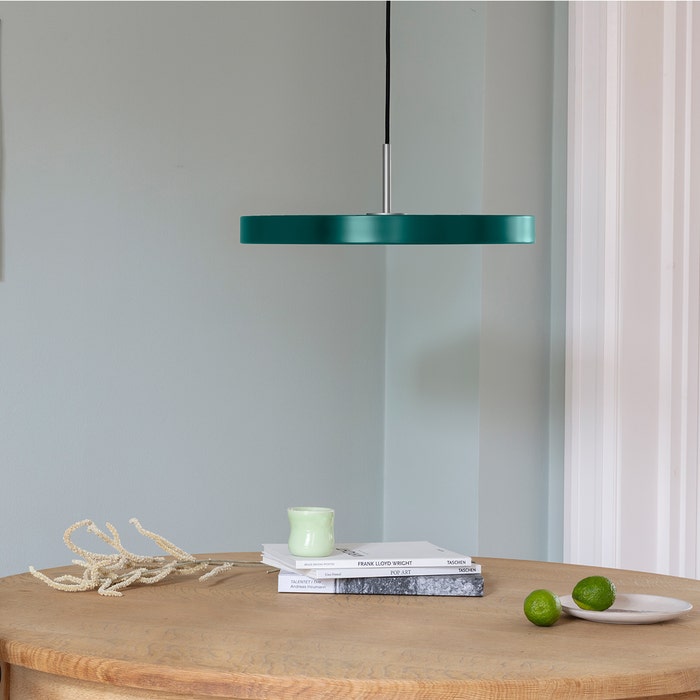 Asteria Medium hanglamp forest green - met koordset - Ø 43 cm - groen - scandinavische