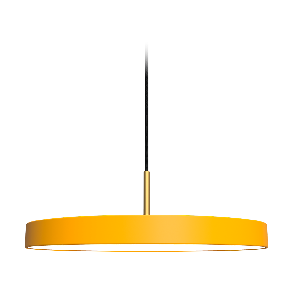 Asteria Medium hanglamp saffron yellow - met koordset - Ø 43 cm