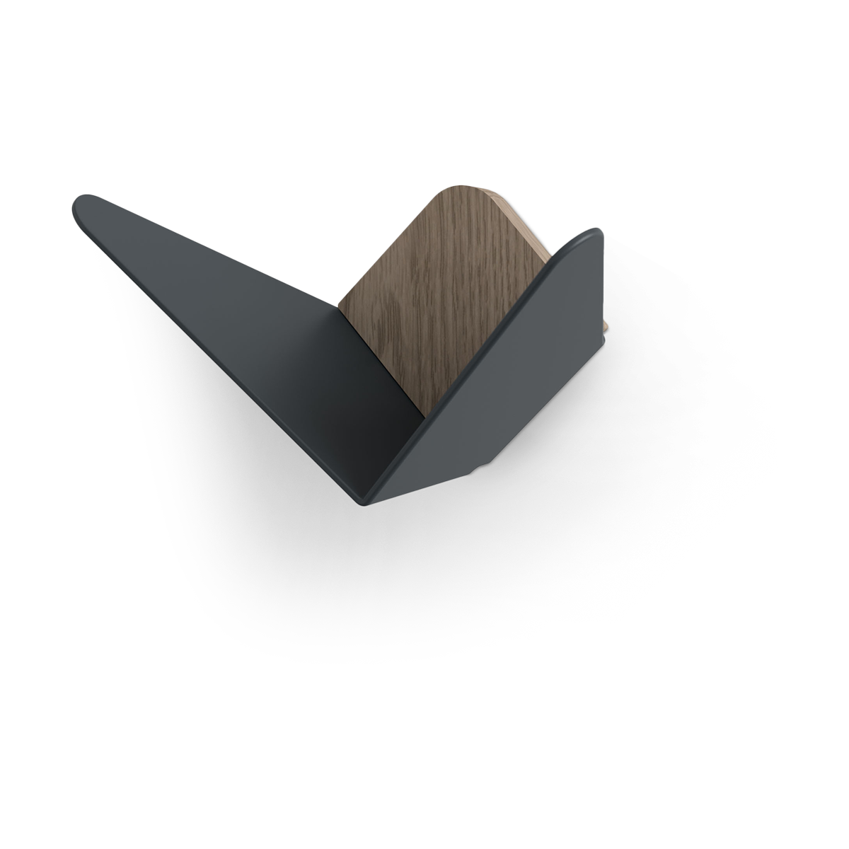 Butterflies Mini wandhaak anthracite grey