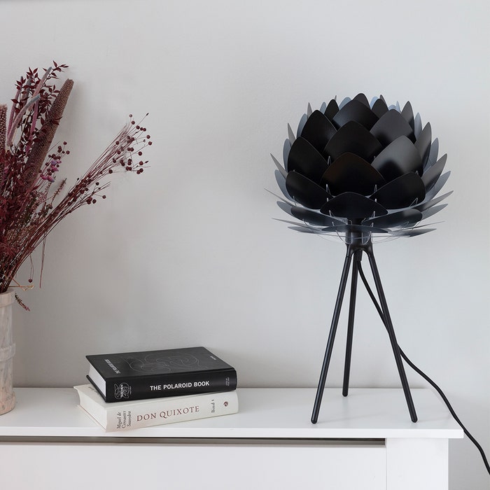 Silvia Mini lampenkap black - Ø 32 cm - zwarte - artichok