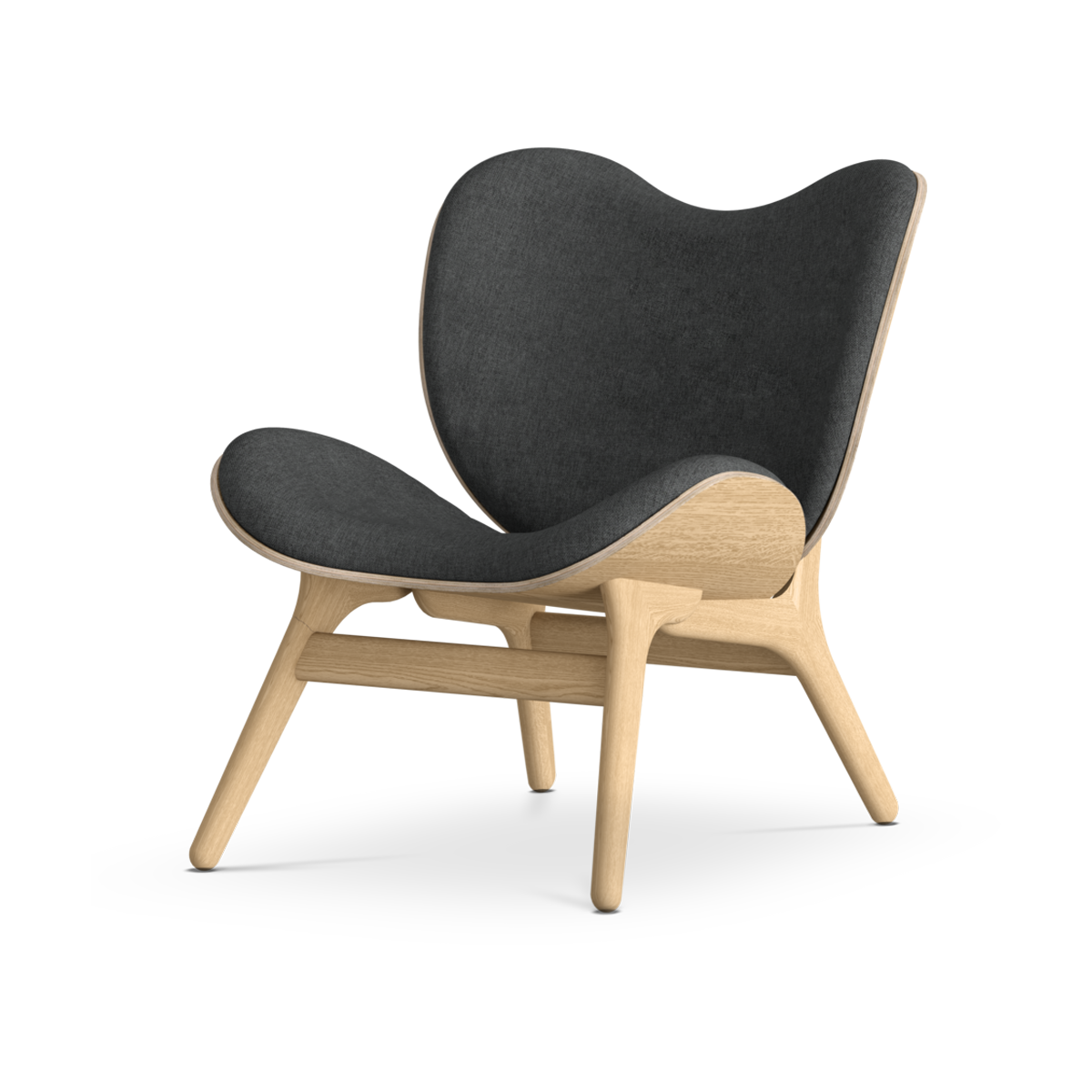 A Conversation Piece naturel houten fauteuil Shadow