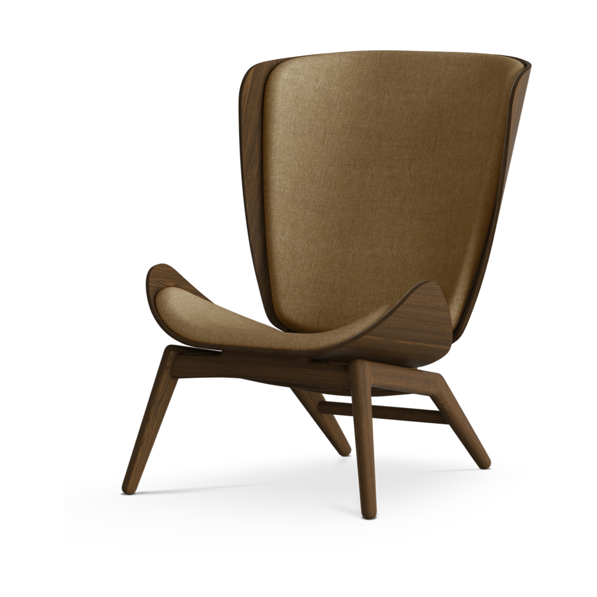 The Reader houten fauteuil donker eiken - Sugar Brown