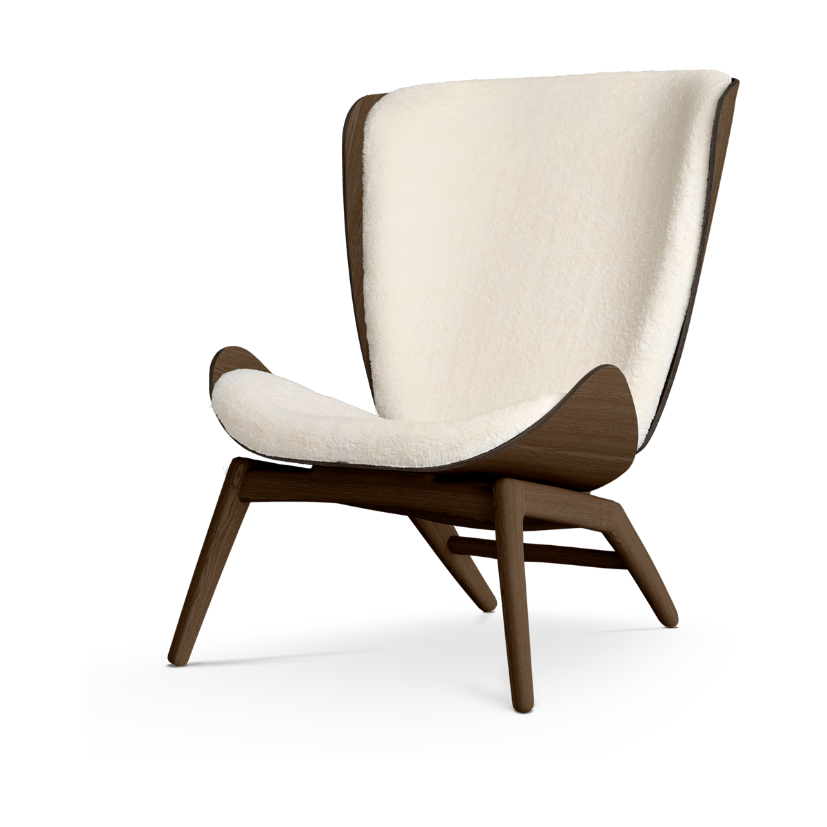 The Reader houten fauteuil donker eiken - Teddy White