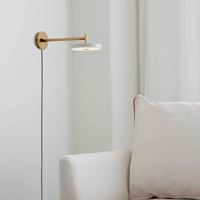 Asteria Wall Long wandlamp pearl white  
