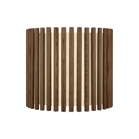 Komorebi Medium lampenkap dark oak - Ø 29 cm