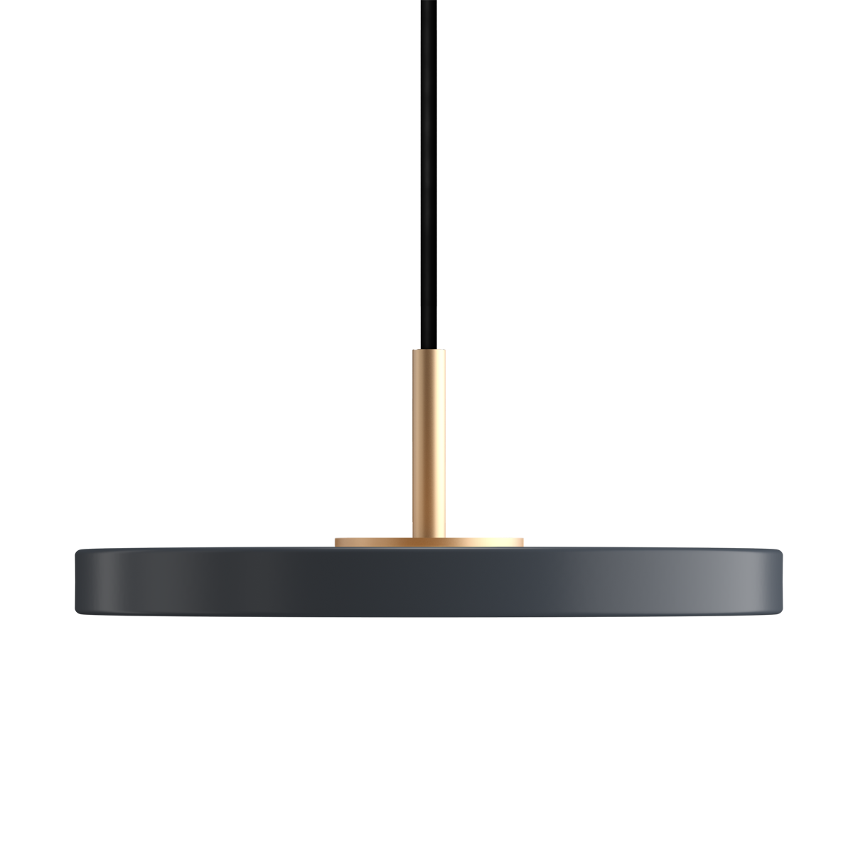 Asteria micro hanglamp anthracite grey - met koordset - Ø 15 cm