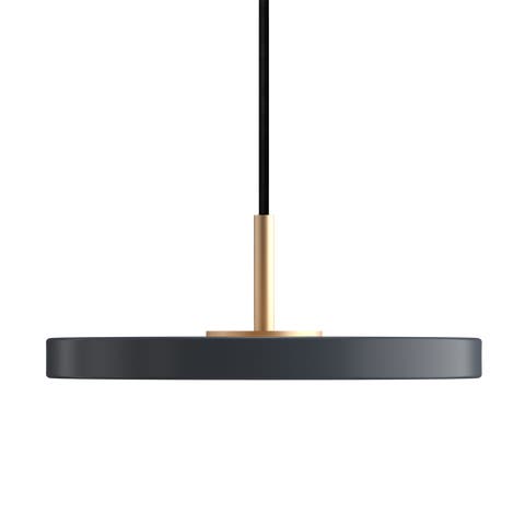 Asteria micro hanglamp anthracite grey - met koordset - Ø 15 cm