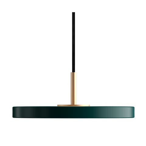 Asteria micro hanglamp forest green - met koordset - Ø 15 cm