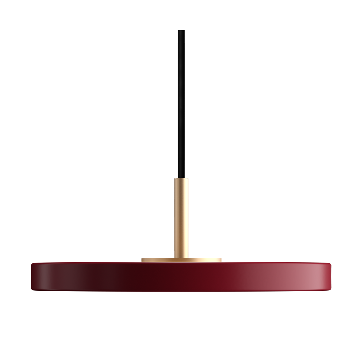 Asteria micro hanglamp ruby red - met koordset - Ø 15 cm