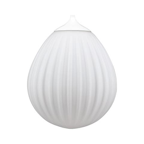 Around the world lampenkap medium - wit