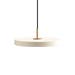 Asteria Plus Mini hanglamp pearl white - met koordset - Ø31 cm