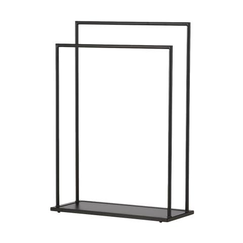 Eva zwart metalen kledingrek - 100 x 70 cm