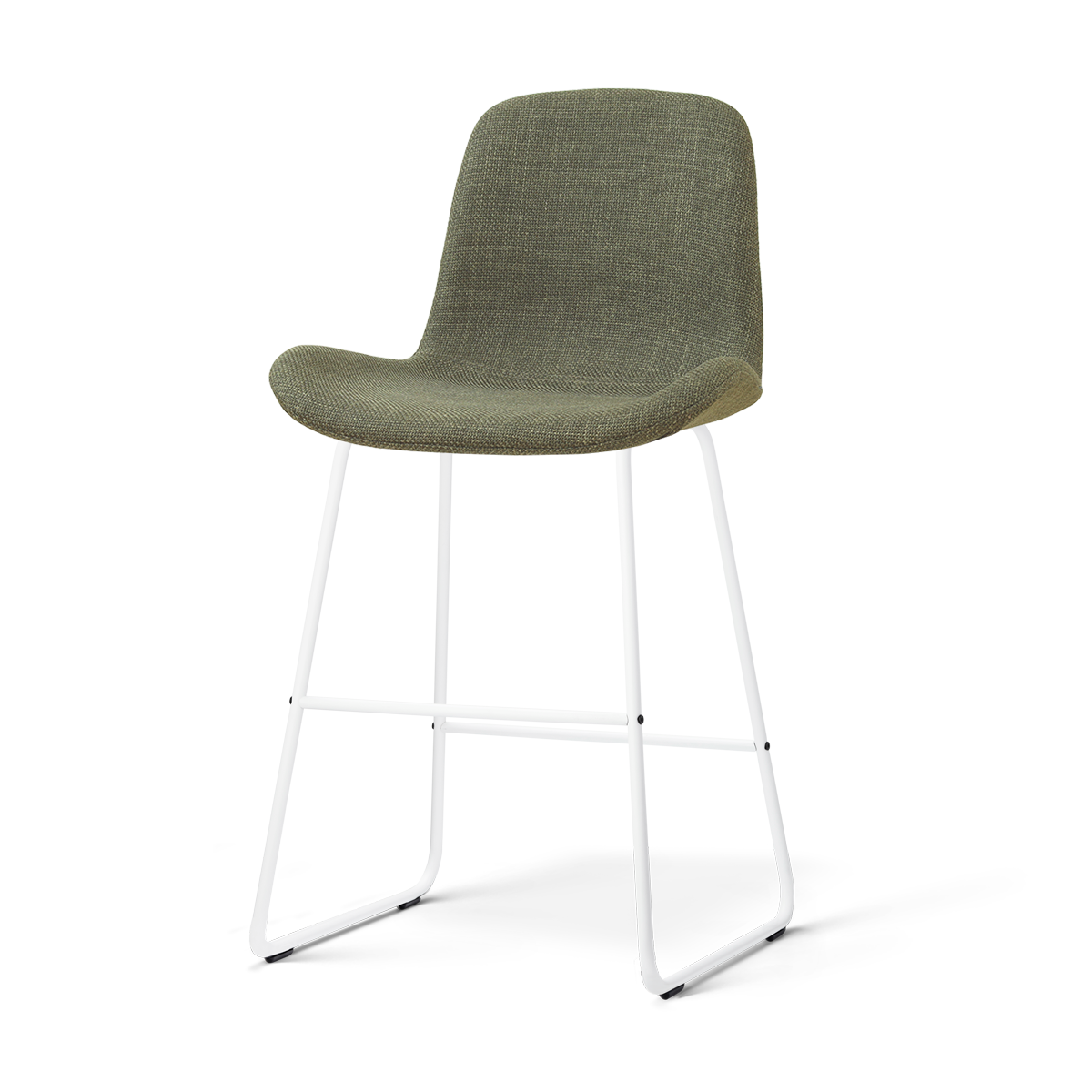 Nolon Nino-Fé barkruk forestgroen - wit onderstel - 65 cm