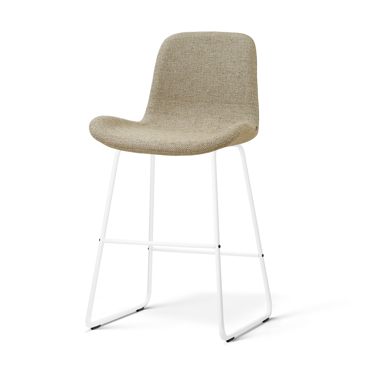 Nolon Nino-Fé barkruk taupe melange - wit onderstel - 65 cm