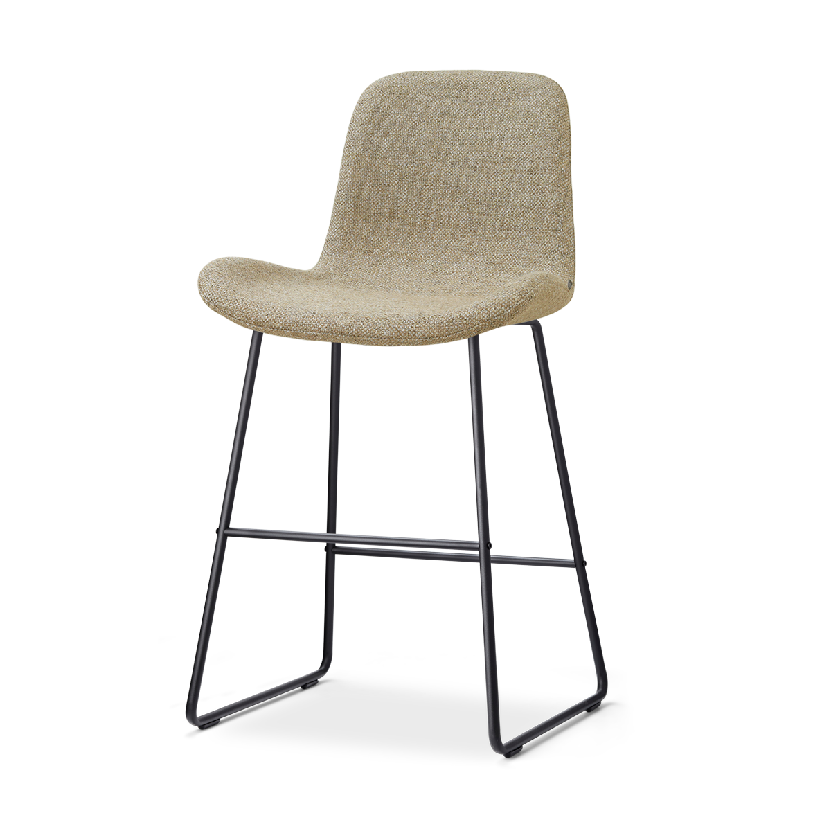 Nolon Nino-Fé barkruk taupe melange - zwart onderstel - 65 cm