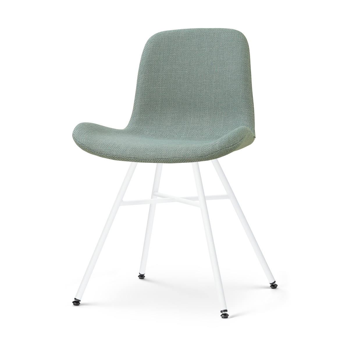 Nolon Noa-Fé eetkamerstoel saliegroen - wit onderstel