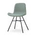 Noa-Fé eetkamerstoel saliegroen - zwart onderstel