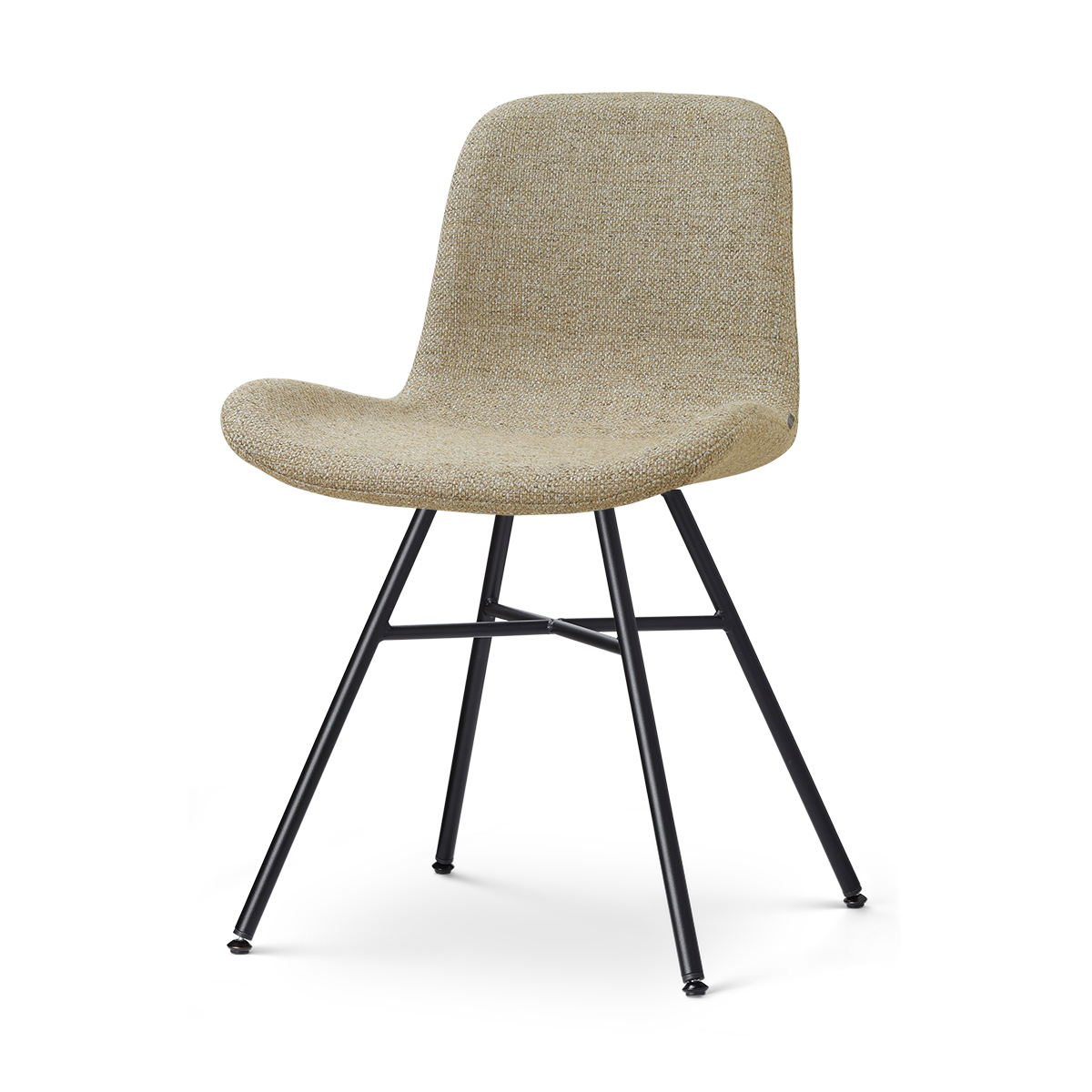 Nolon Noa-Fé eetkamerstoel taupe melange - zwart onderstel