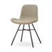 Noa-Fé eetkamerstoel taupe melange - zwart onderstel