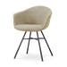 Noa-Otis eetkamerstoel taupe melange - zwart onderstel