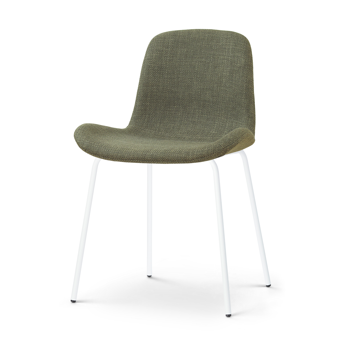 Nolon Noa-Fé eetkamerstoel forestgroen - wit onderstel