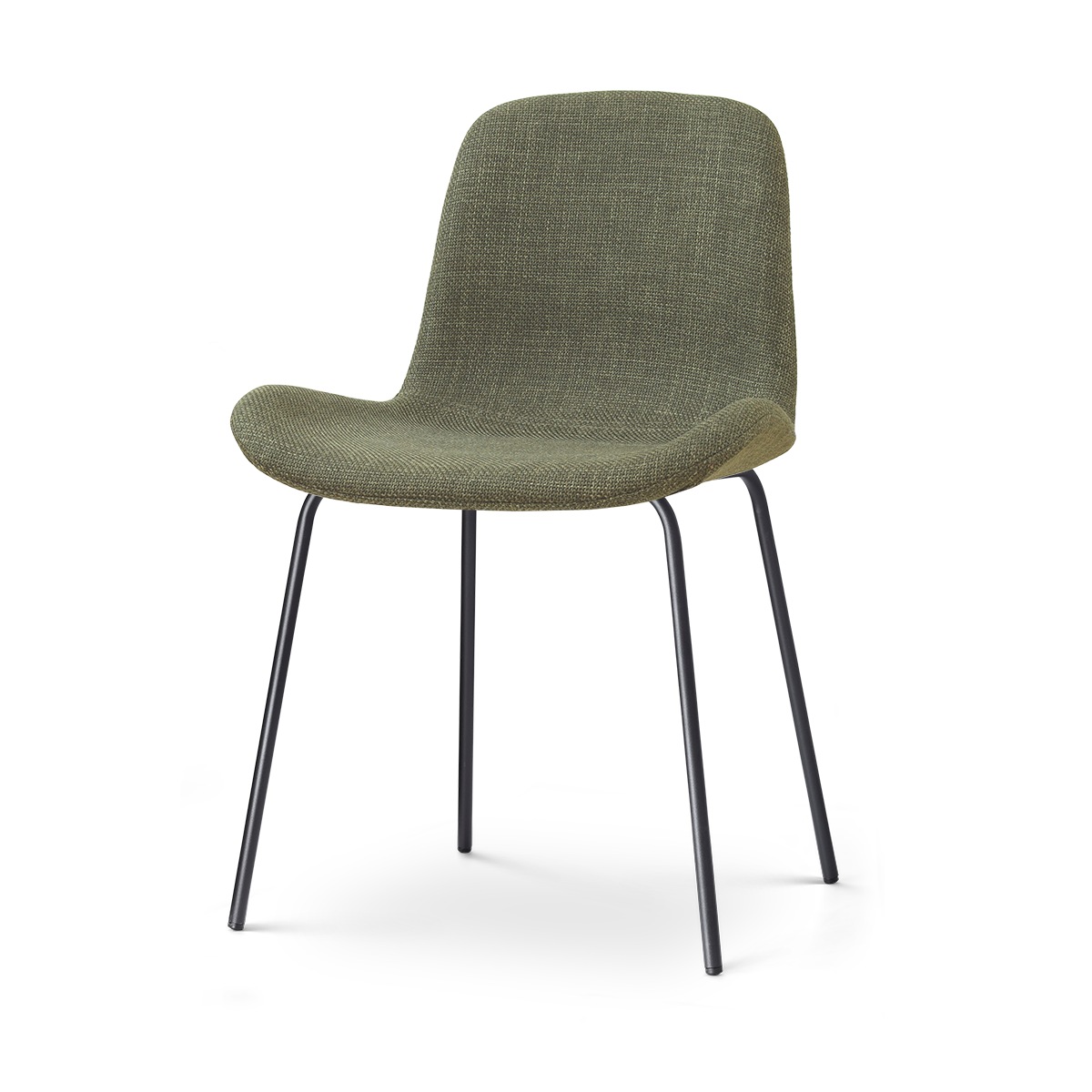 Nolon Noa-Fé eetkamerstoel forestgroen - zwart onderstel