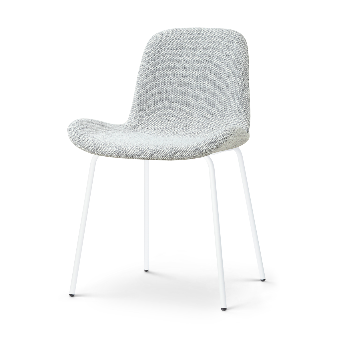Nolon Nora-Fé eetkamerstoel grijs melange - wit onderstel