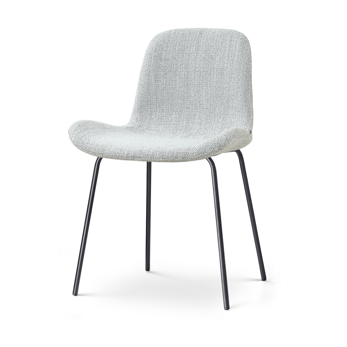 Nolon Nora-Fé eetkamerstoel grijs melange - zwart onderstel