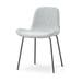 Nora-Fé eetkamerstoel grijs melange - zwart onderstel