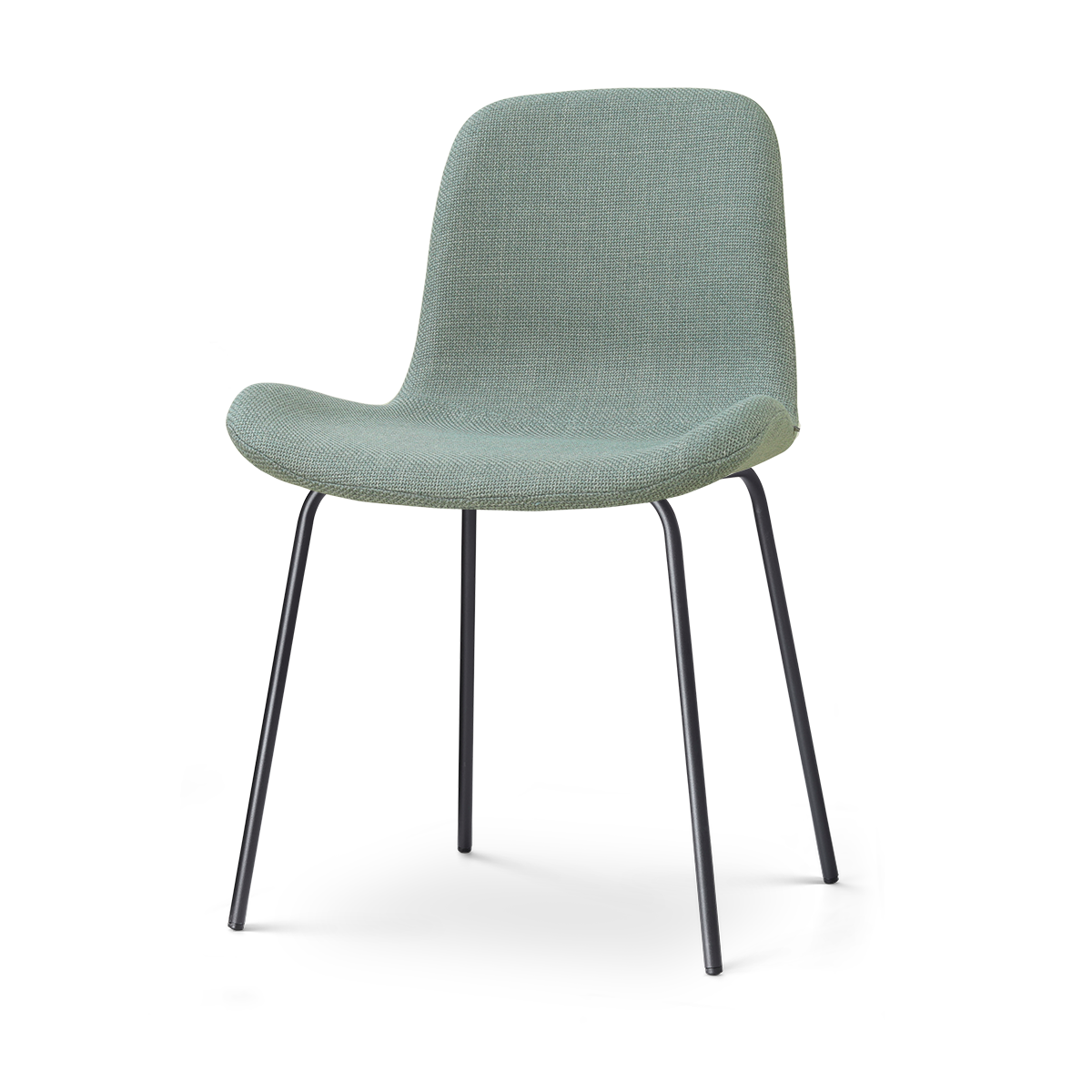 Nolon Nora-Fé eetkamerstoel saliegroen - zwart onderstel