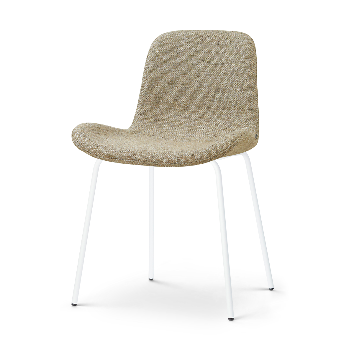 Nolon Nora-Fé eetkamerstoel taupe melange - wit onderstel
