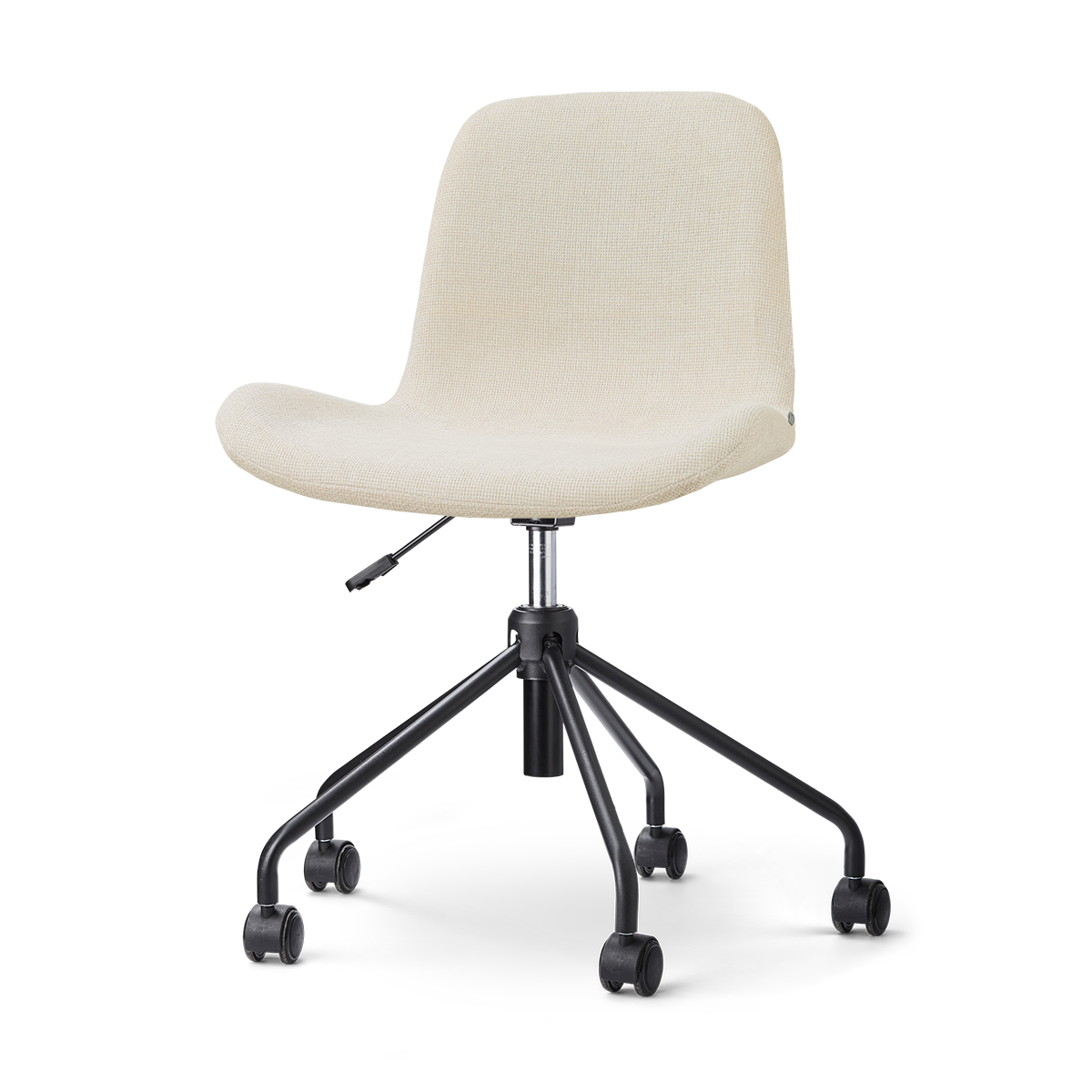 Nout-Fé bureaustoel cottonbeige - zwart onderstel