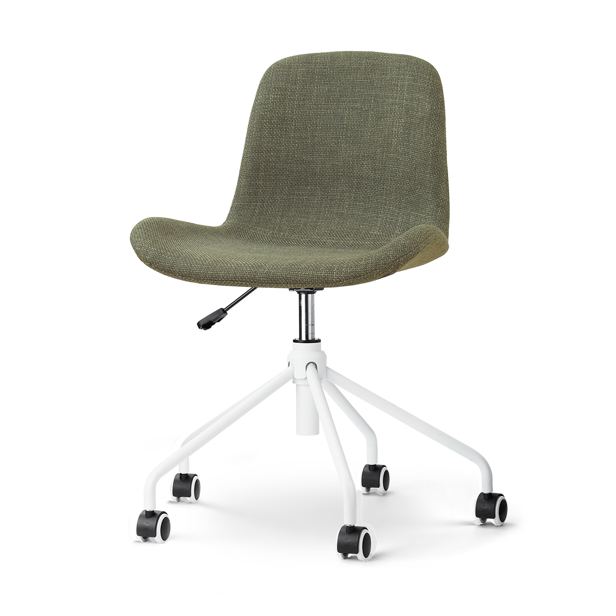 Nolon Nout-Fé bureaustoel forestgroen - wit onderstel
