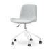 Nout-Fé bureaustoel grijs melange - wit onderstel